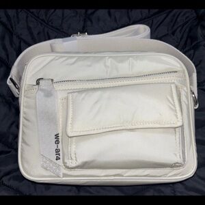 We-ar4 Crossbody Bag, Creamish White, New Without Tags, Stuffed